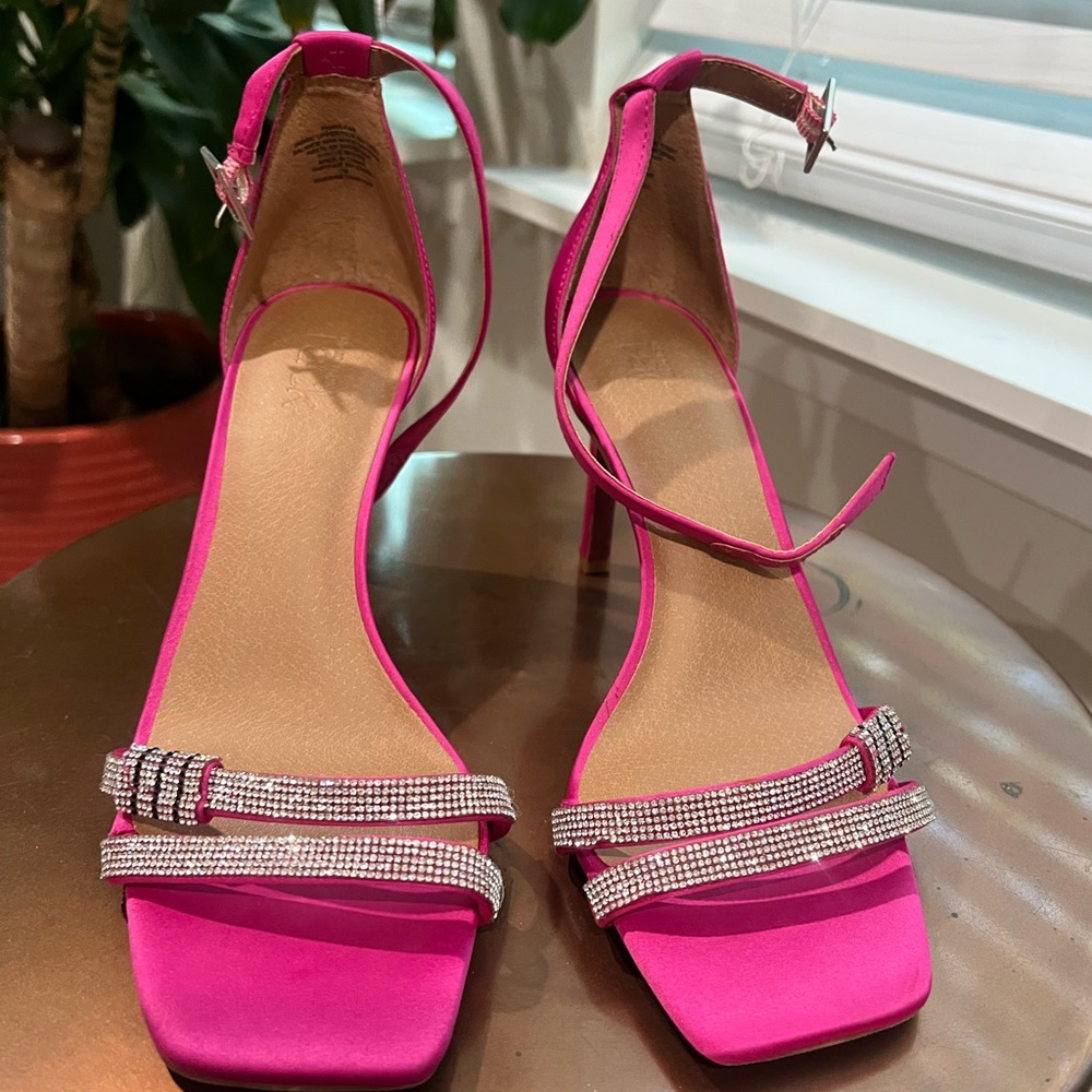 Sparkly Strappy Heels